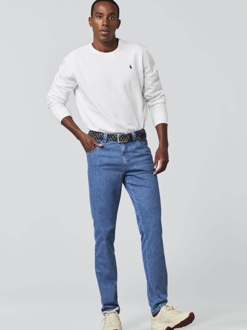 Meyer Jeans Dublin Blauw