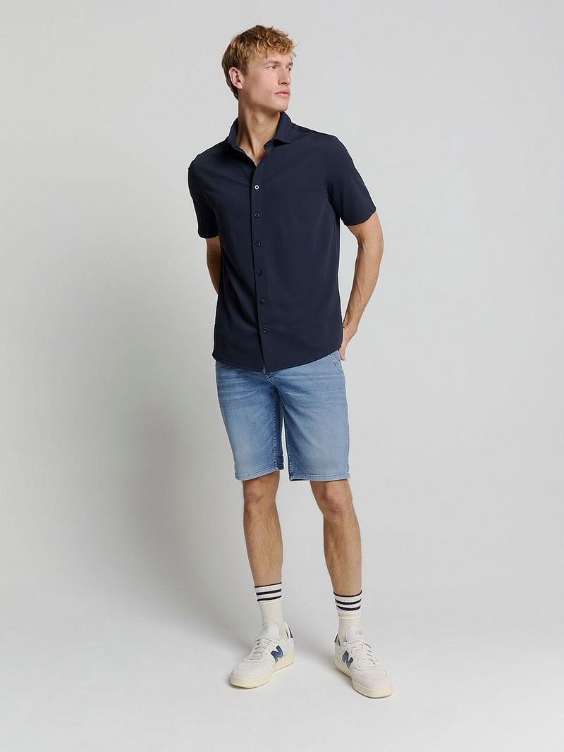 No Excess Short Denim Stretch Bleach
