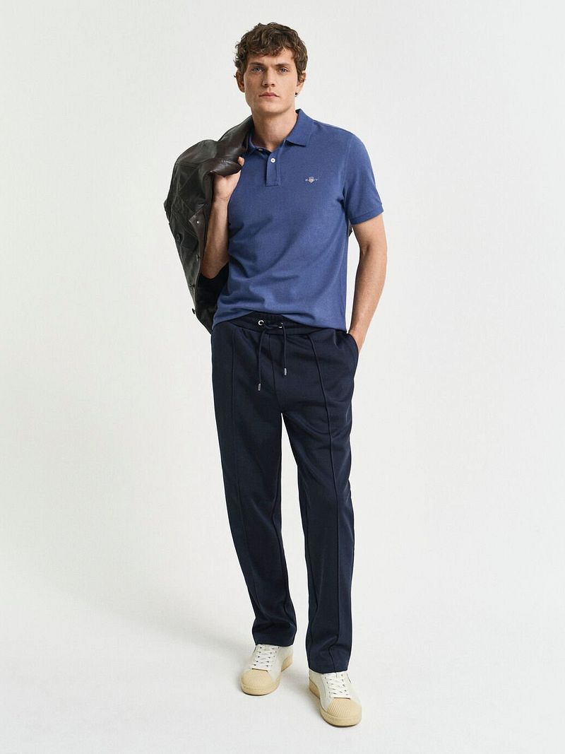 Gant Shield Piqué Poloshirt Dusty Navy