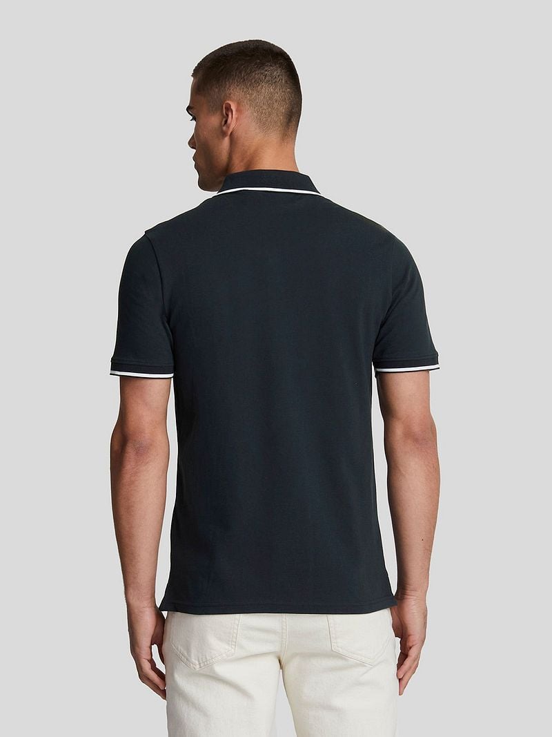 Lyle and Scott Polo Tipped Navy