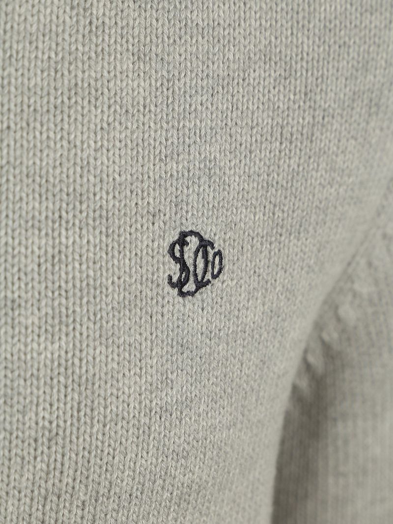 Superdry Half Zip Trui Heavy Grijs