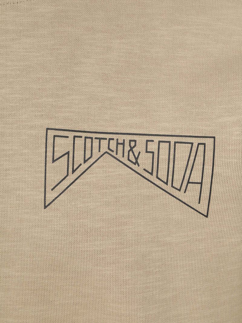 Scotch and Soda Sweater Logo Beige