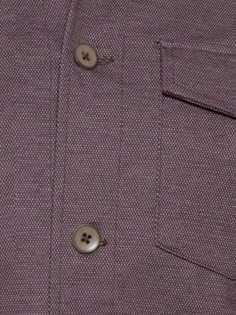 R2 Overshirt Melange Bordeaux - Größe L günstig online kaufen