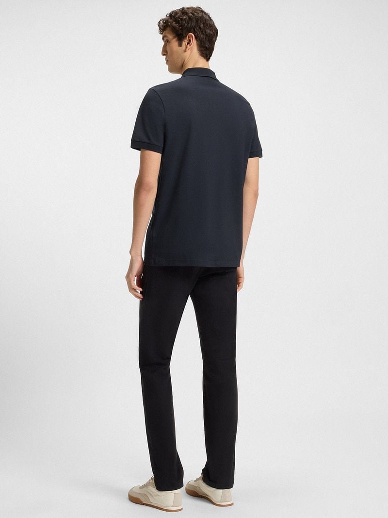 Boss Passerzip Half Zip Polo Navy
