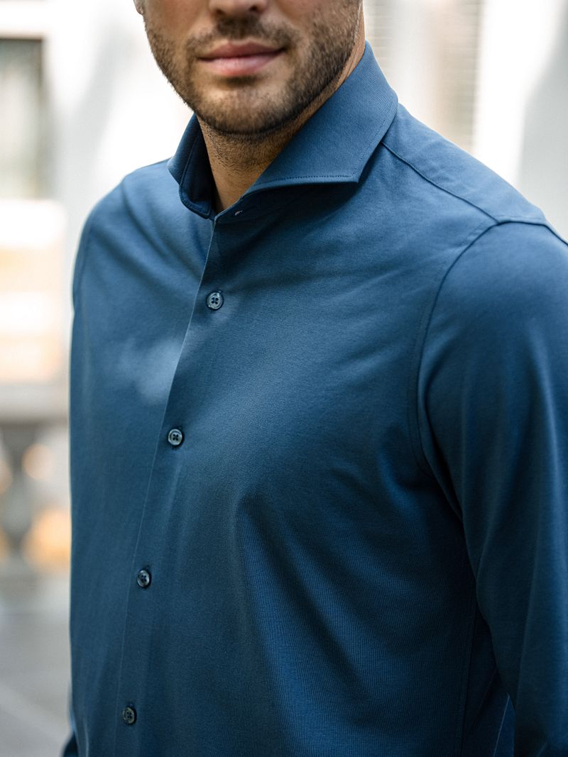 Suitable Sorona Hemd Denim Blau - Größe 40 günstig online kaufen