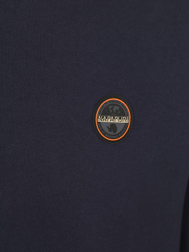 Napapijri Badge Sweater Navy - Größe XL günstig online kaufen