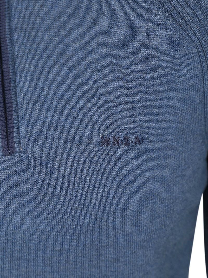 NZA Half Zip Pullover Clive Blau - Größe 3XL günstig online kaufen