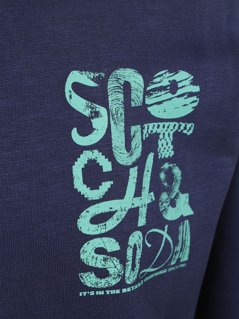 Scotch and Soda Pullover Logo Navy - Größe S günstig online kaufen