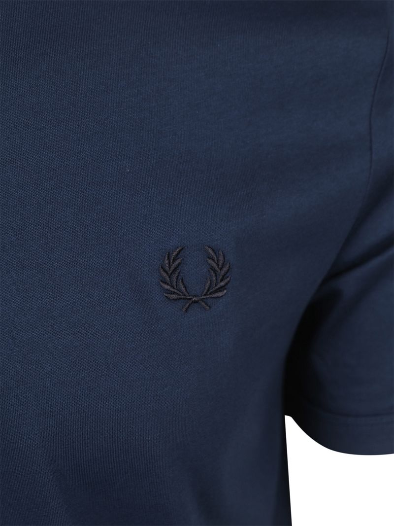 Fred Perry T-shirt Ringer Tennis Blue - Größe L günstig online kaufen