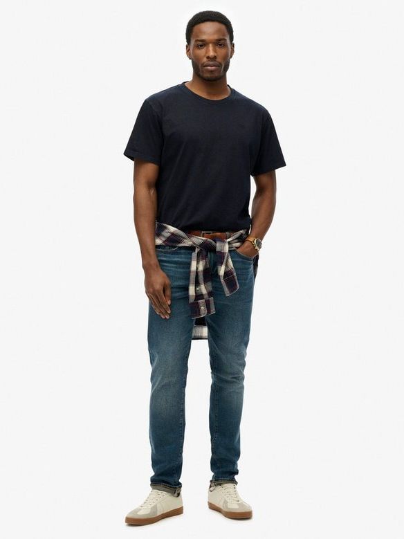 Superdry Tee Essentials Relaxed Dark Navy - Größe XXL günstig online kaufen