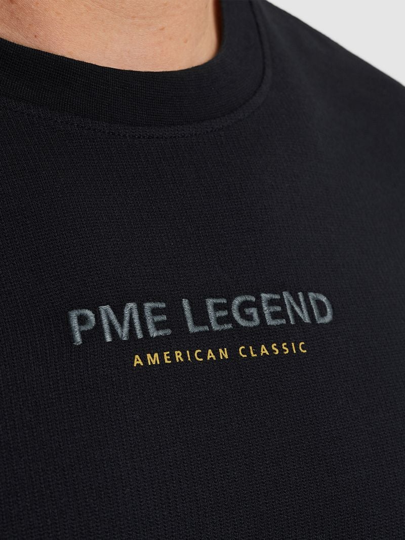 PME Legend T-Shirt Waffle Logo Navy - Größe XL günstig online kaufen