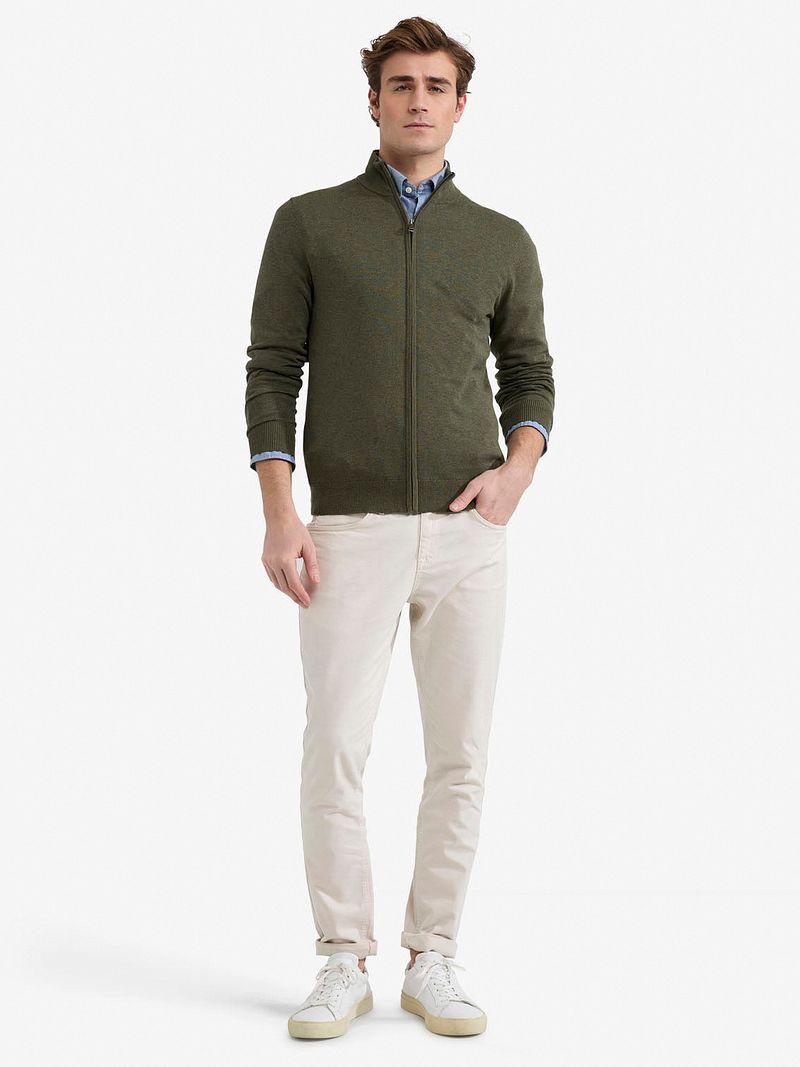 McGregor Strickjacke Olivgrün - Größe XL günstig online kaufen