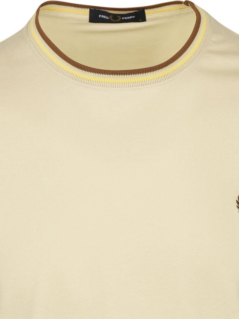 Fred Perry M1588 Twin Tipped T-shirt Beige