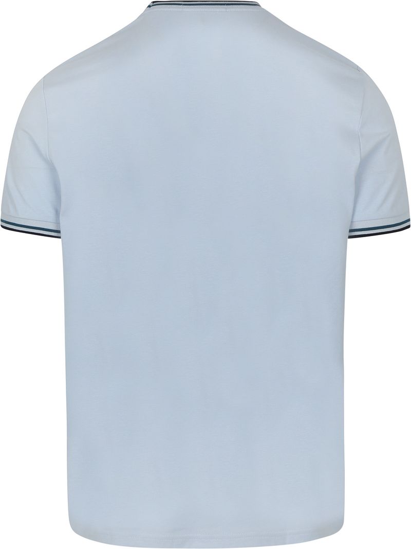 Fred Perry M1588 Twin Tipped T-shirt Licht blauw