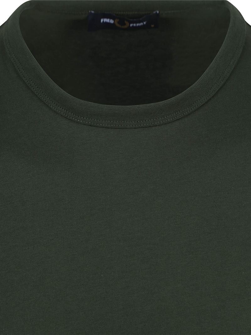 Fred Perry Ringer T-Shirt Grün X89 - Größe M günstig online kaufen