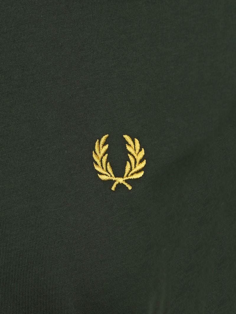 Fred Perry Ringer T-Shirt Grün X89 - Größe M günstig online kaufen