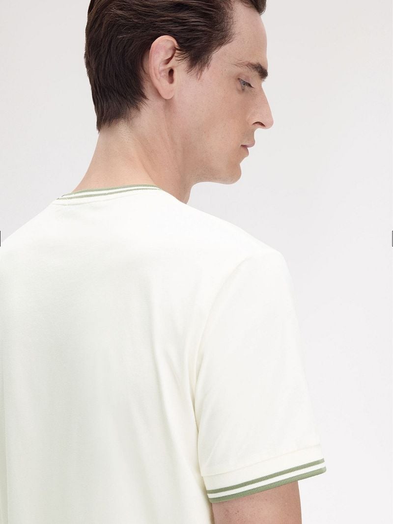 Fred Perry M1588 Twin Tipped T-shirt Off-White