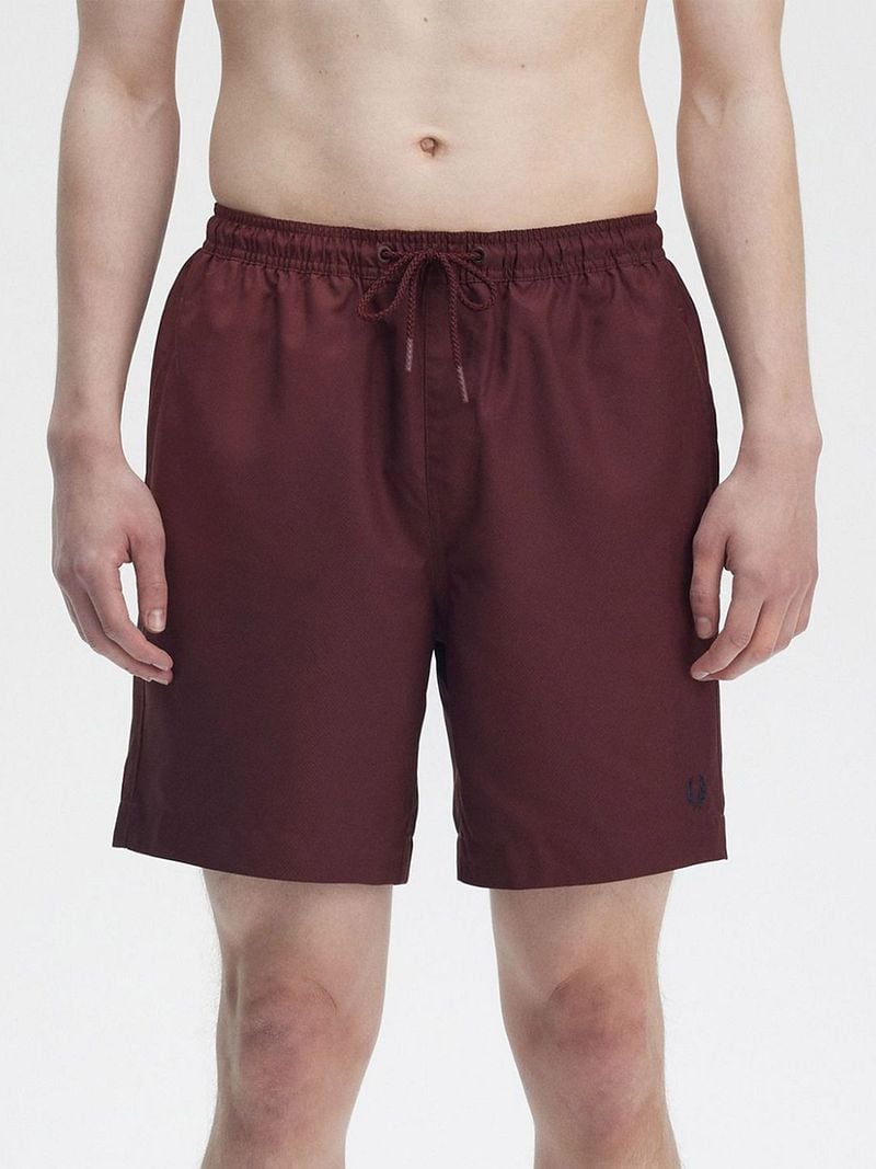 Fred Perry Zwembroek Bordeaux