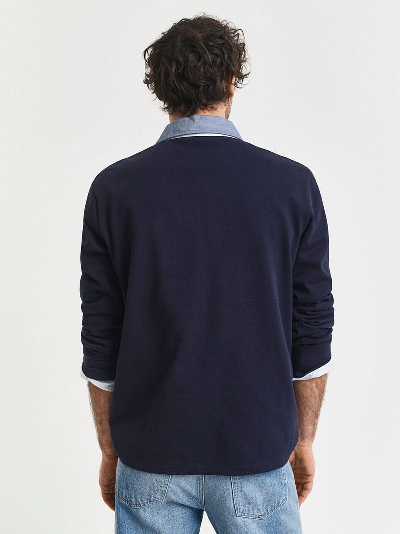 Gant Heavy Rugger Shield Polo Navy
