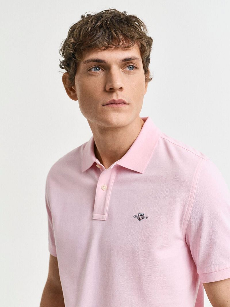 Gant Shield Piqué Poloshirt Lichtroze