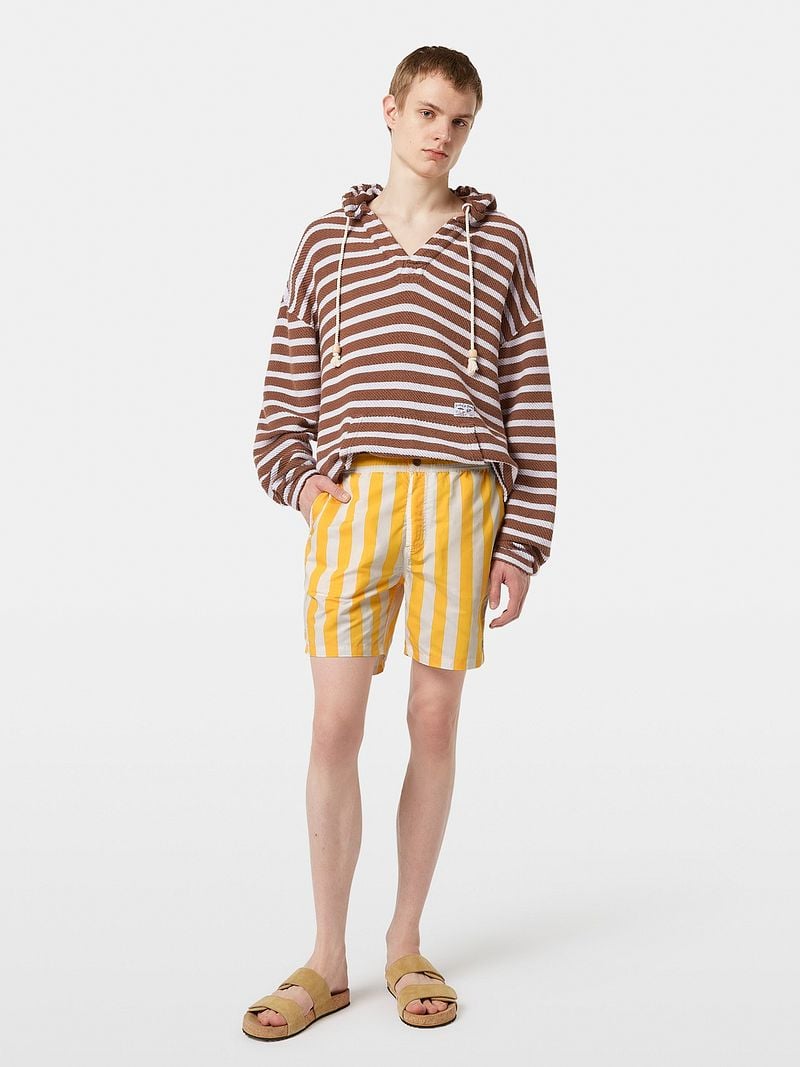 Scotch and Soda Scotch & Soda Zwembroek Strepen Geel