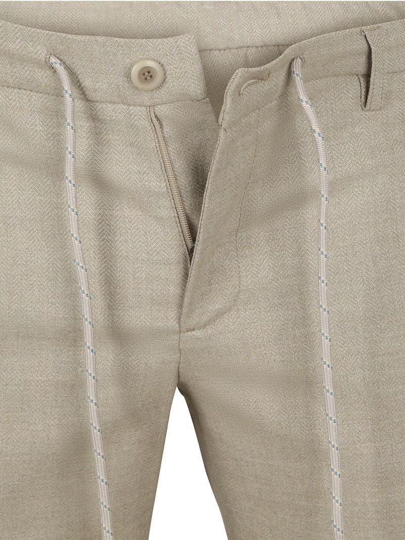Alberto Hose Jump Flanell Herringbone Beige - Größe W 32 - L 32 günstig online kaufen