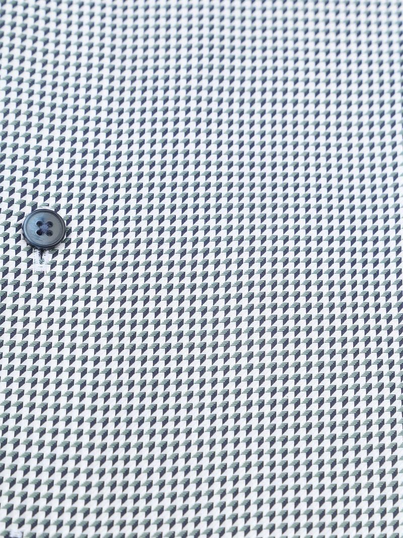 OLYMP Luxor Hemd Druck Structura Grün - Größe 43 günstig online kaufen
