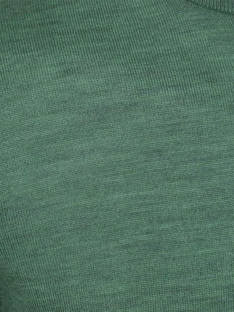 Suitable Merino Half Zip Pullover Mid Grün - Größe L günstig online kaufen