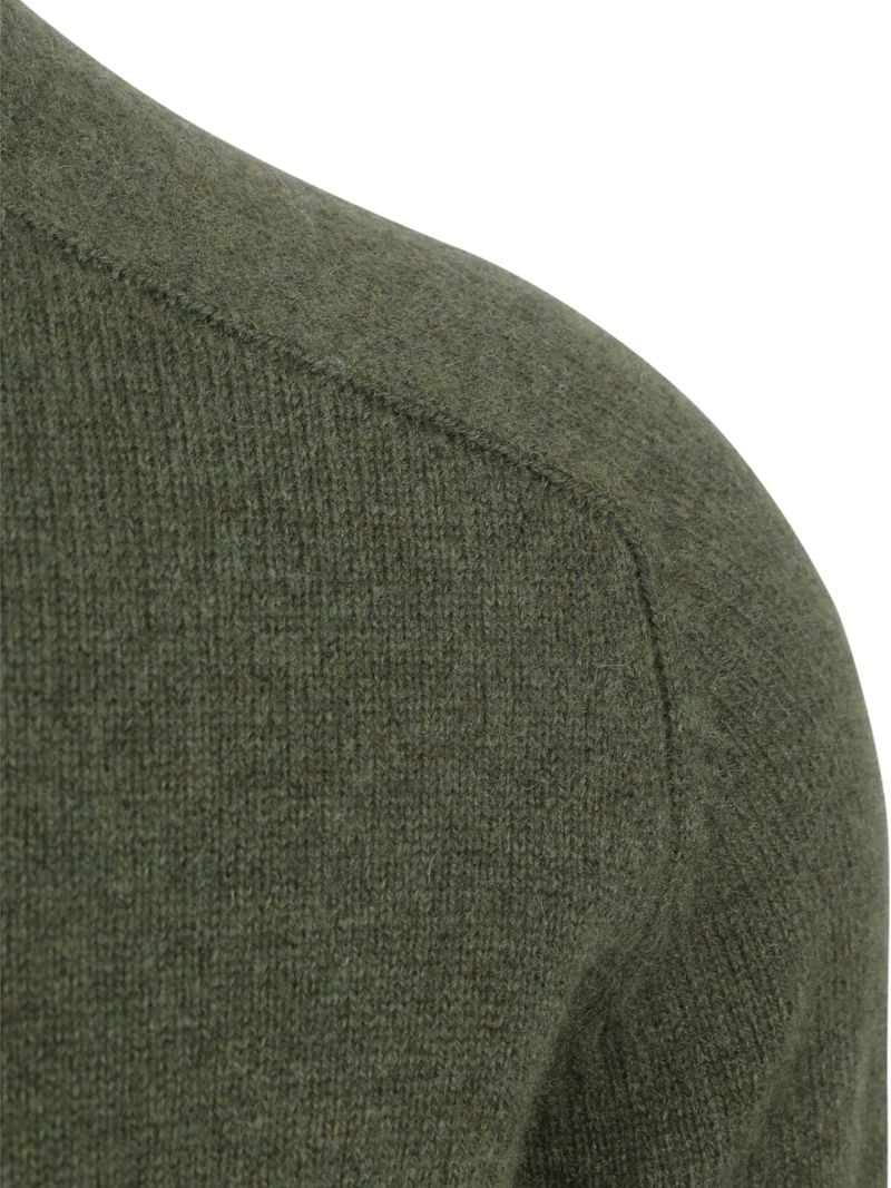 McGregor Pullover Lammwolle Melange Sage Grün - Größe M günstig online kaufen