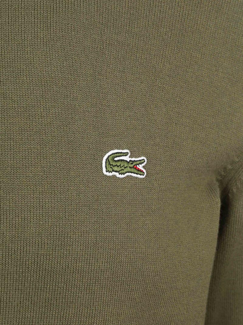 Lacoste Sweater Crewneck Olive - Größe XXL günstig online kaufen