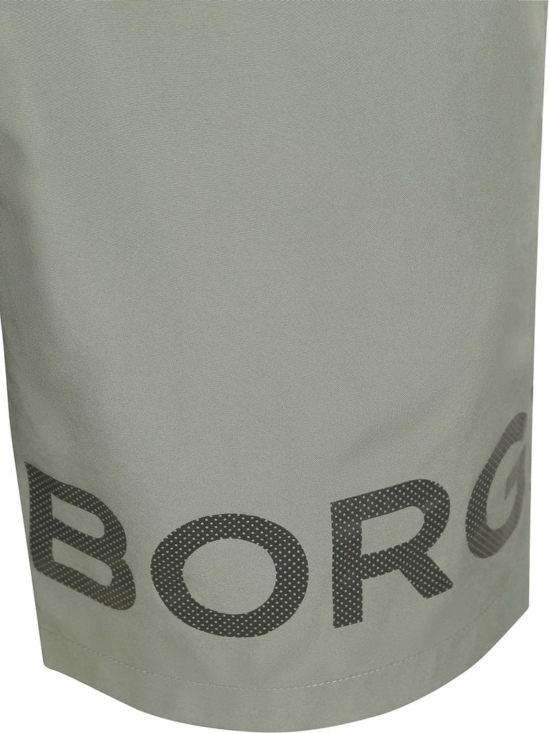 Bjorn Borg Badeshorts Logo Agave Grün - Größe M günstig online kaufen