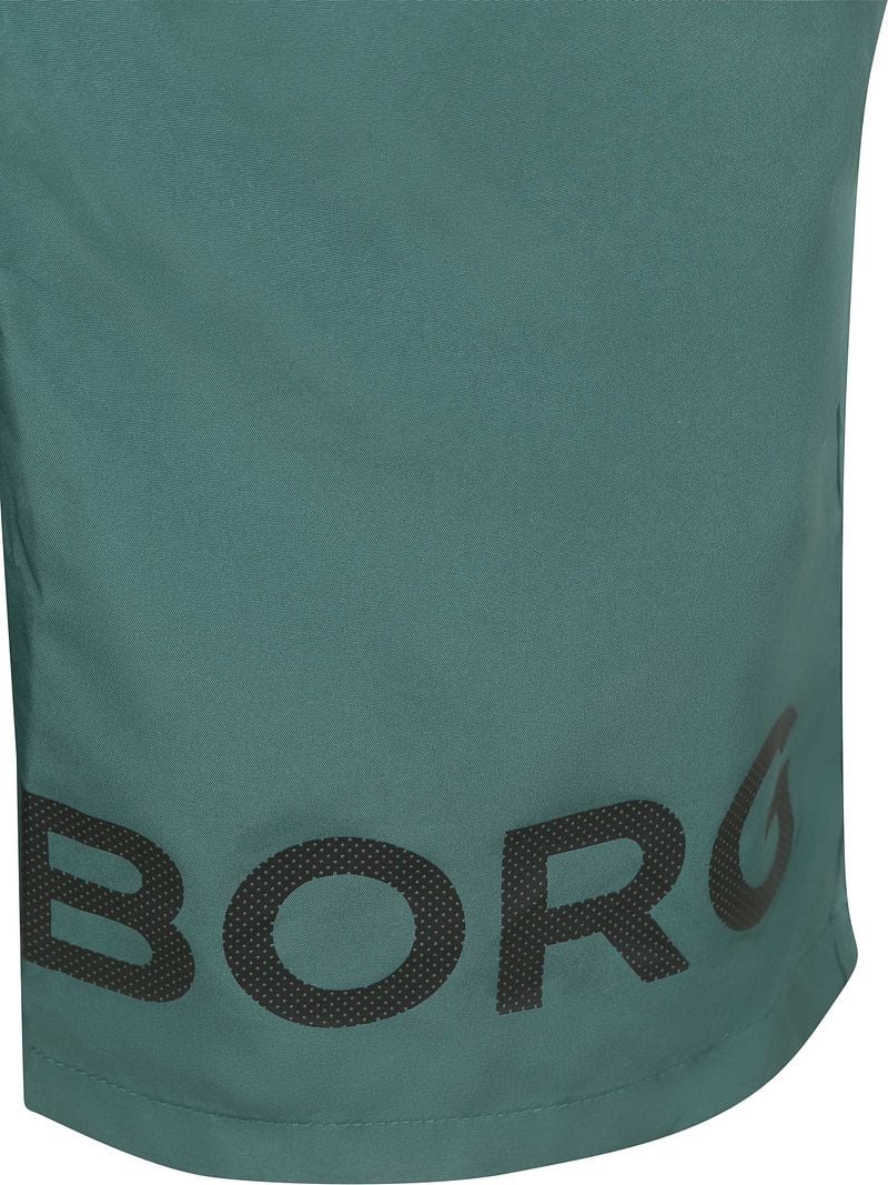 Bjorn Borg Badeshorts Logo Dunkelgrün - Größe M günstig online kaufen