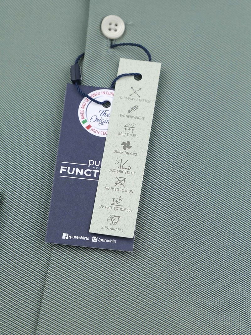 Pure The Functional Shirt Super Stretch Grün - Größe 38 günstig online kaufen