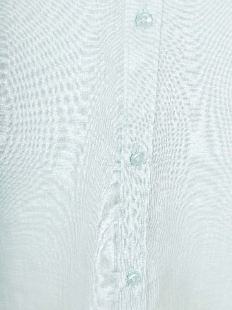 Suitable Hemd Cotton Slub Hellgrün - Größe L günstig online kaufen