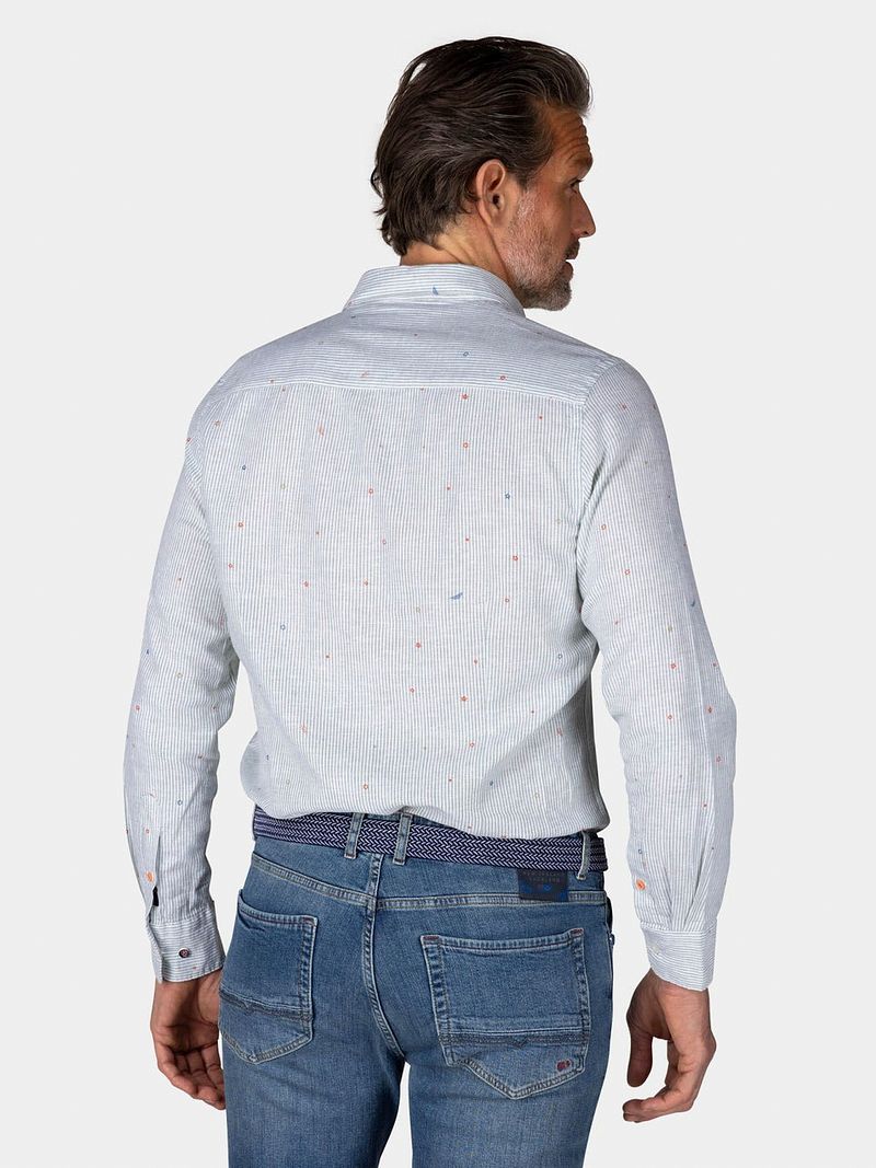 NZA Hemd Emerson Leinen Blend Grün - Größe 3XL günstig online kaufen