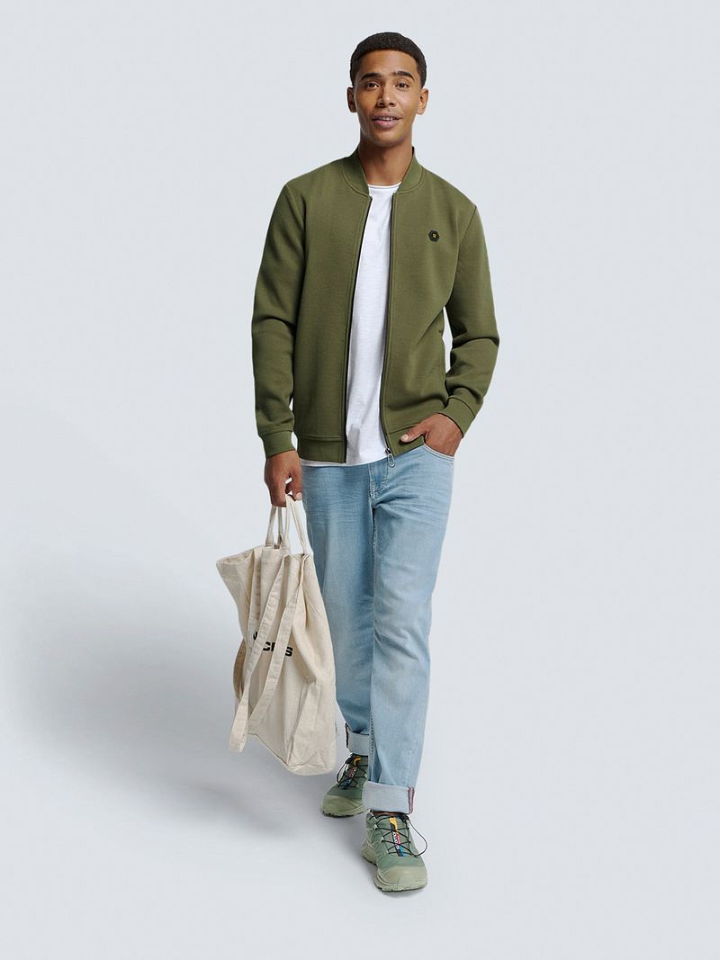 No Excess-Strickjacke Olivgrün - Größe M günstig online kaufen