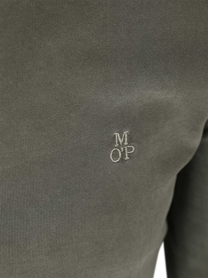 Marc O'Polo Longsleeve Poloshirt Olivgrün - Größe XL günstig online kaufen