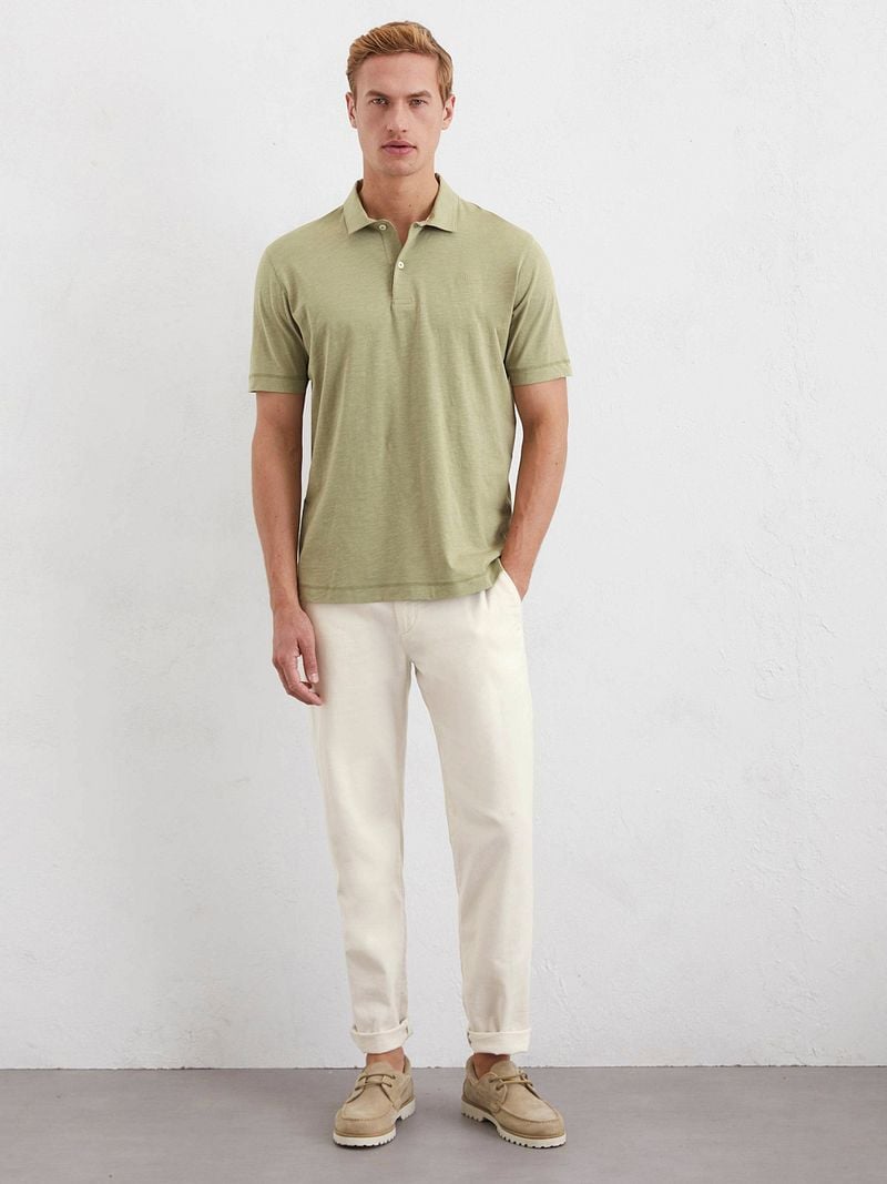 Marc O'Polo Poloshirt Slubs Sage Grün - Größe XL günstig online kaufen