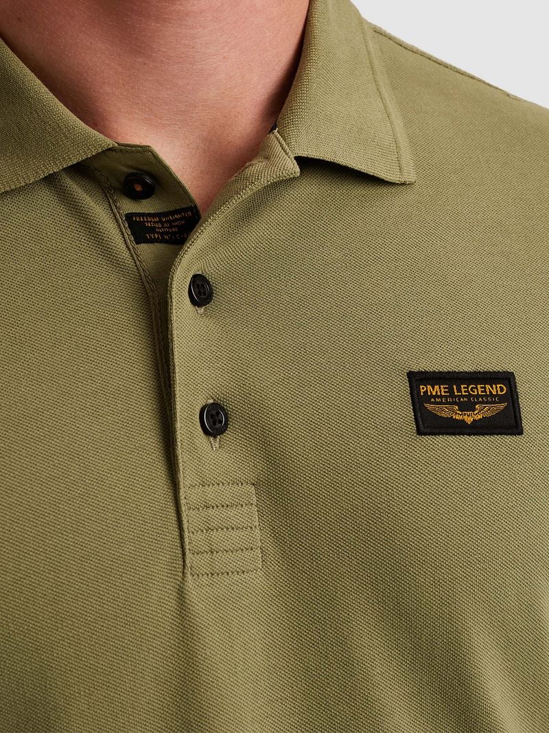 PME Legend American Classic Poloshirt Oil Grün - Größe S günstig online kaufen