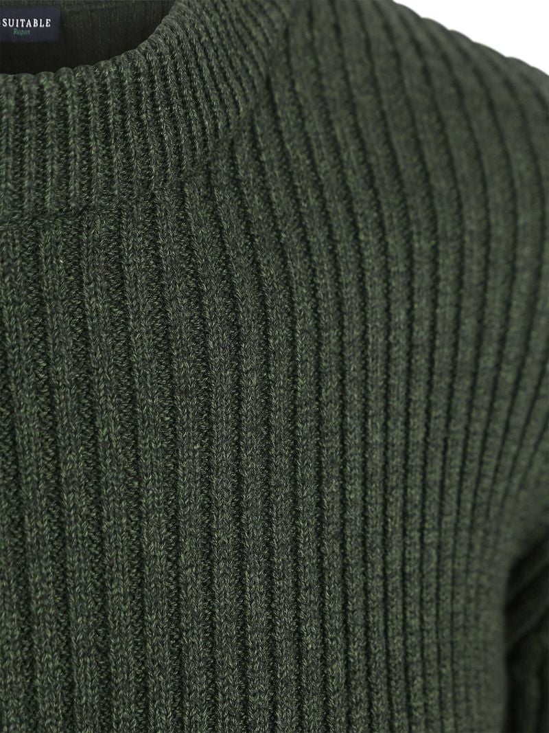 Suitable Mou Pullover Dunkelgrün - Größe L günstig online kaufen