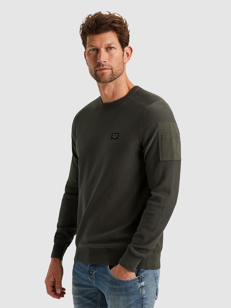 PME Legend American Classic Pullover Beluga Grün - Größe XL günstig online kaufen