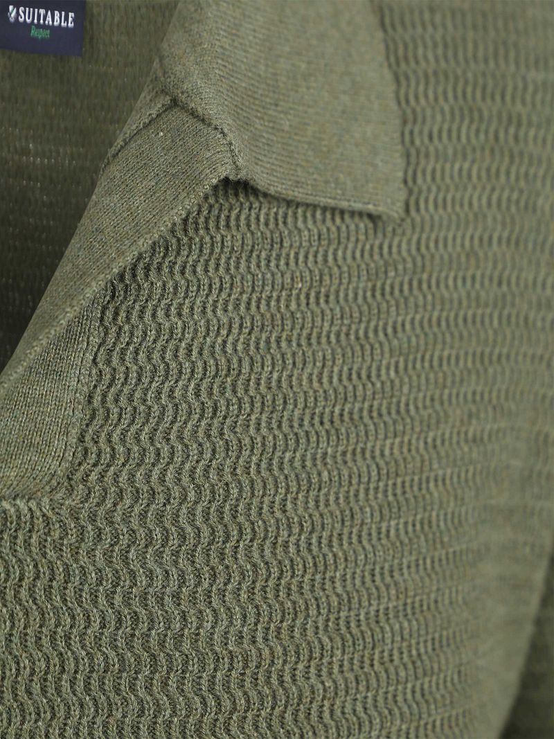 Suitable Pullover Riva Structure Melange Grün - Größe XL günstig online kaufen