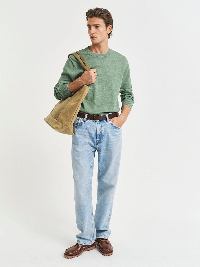 Gant Sunfaded Pullover Grün - Größe L günstig online kaufen