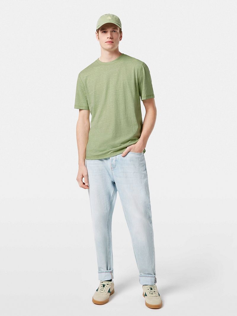Scotch And Soda T-Shirt Melange Grun - Größe XL günstig online kaufen