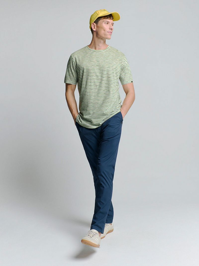 No Excess Stripes T-Shirt Green - Größe XXL günstig online kaufen