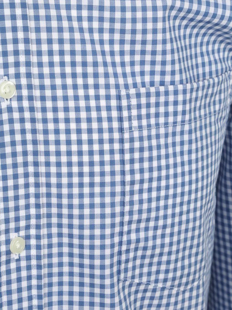 Steppin' Out Poplin Hemd Karos Hellblau - Größe L günstig online kaufen