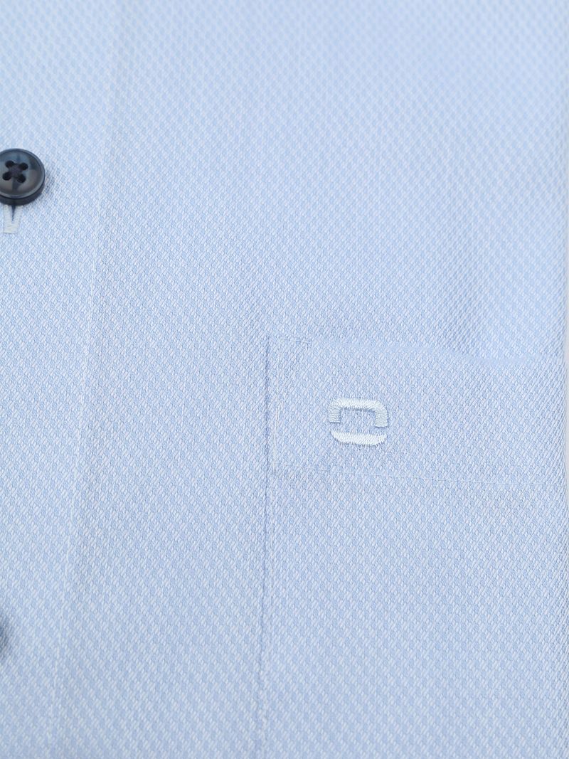OLYMP Luxor Hemd Diamond Twill Hellblau - Größe 45 günstig online kaufen