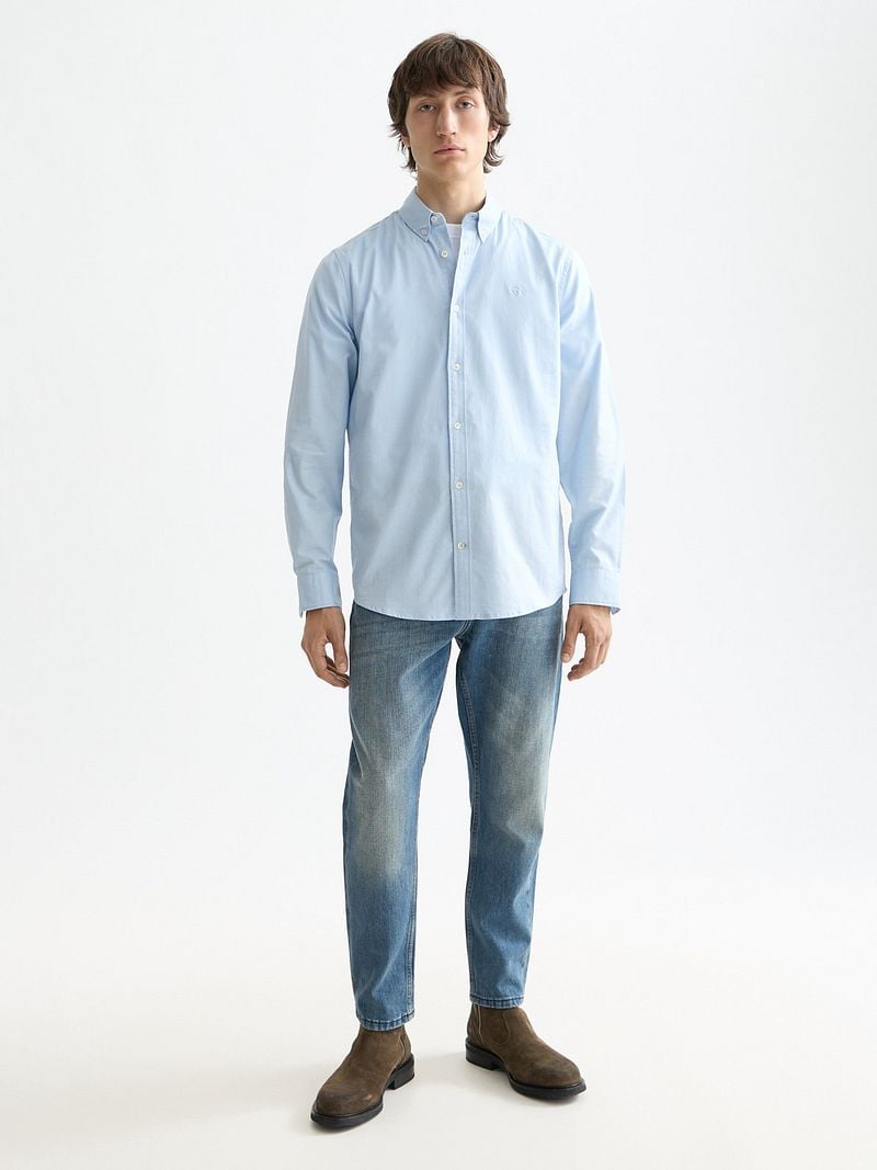 Scotch and Soda Core Oxford Hemd Hellblau - Größe S günstig online kaufen