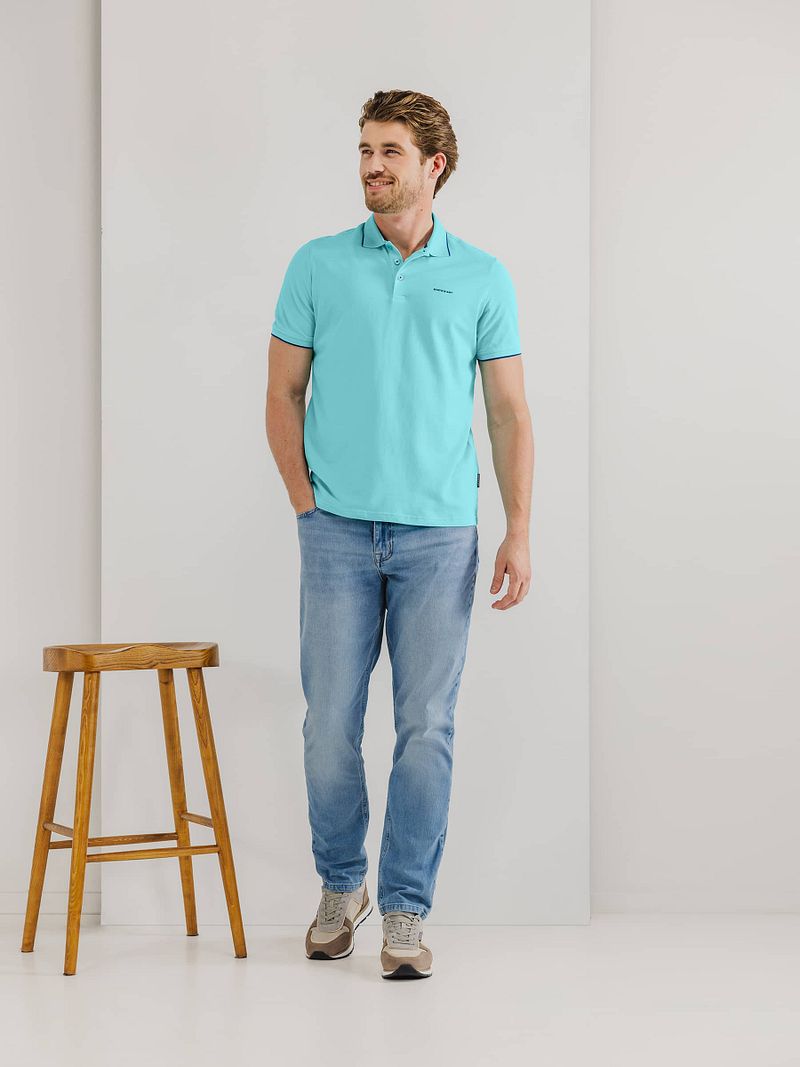 State of Art Poloshirt Piqué Hellblau - Größe XXL günstig online kaufen
