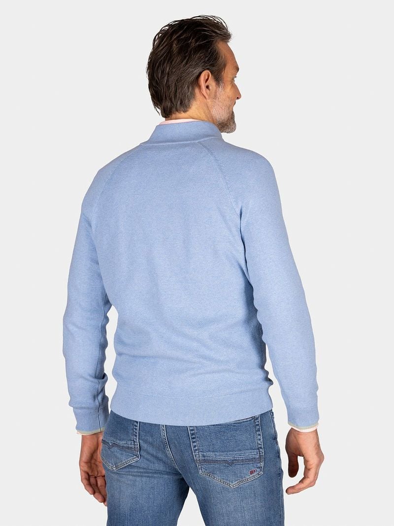 NZA Half Zip Pullover Ralph Hellblau - Größe M günstig online kaufen